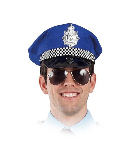 Gorra policía azul