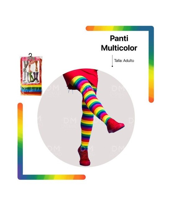 Panty multicolor adulta