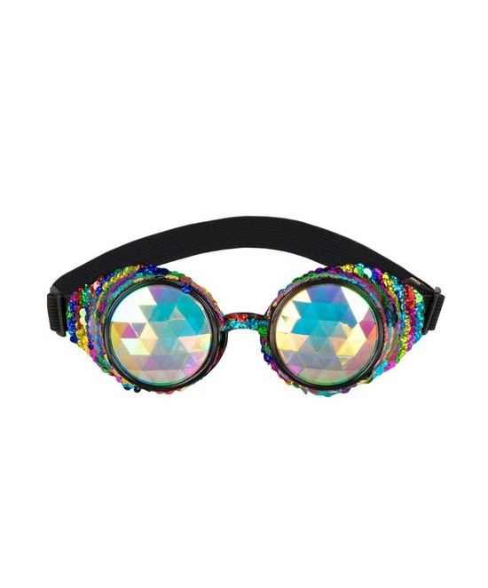 Gafas steampunk rainbow