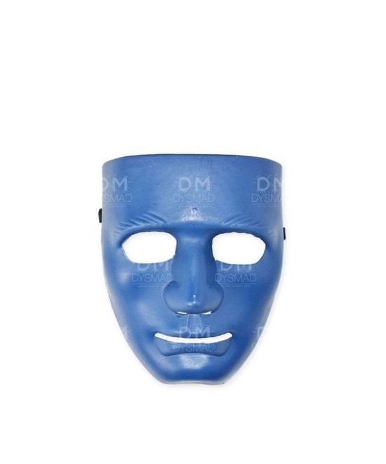 Máscara Hip-Hop azul pvc
