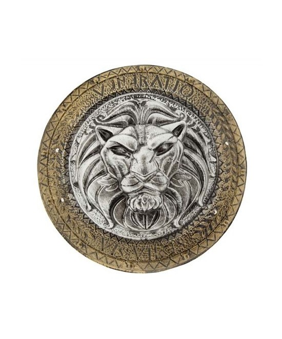 Escudo romano cabeza león