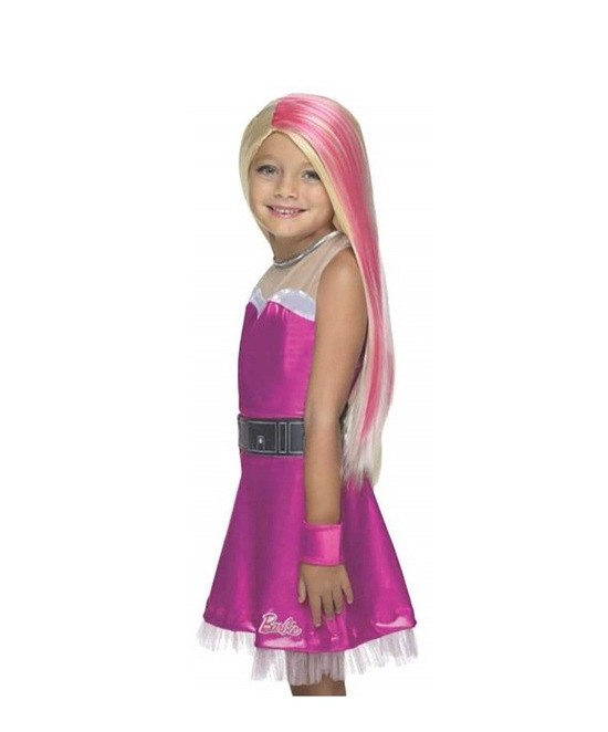 Peluca Barbie infantil
