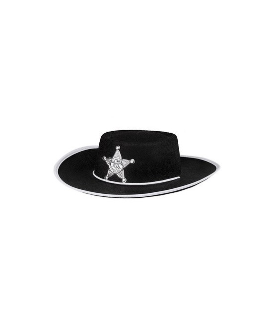 Sombrero Sheriff negro...