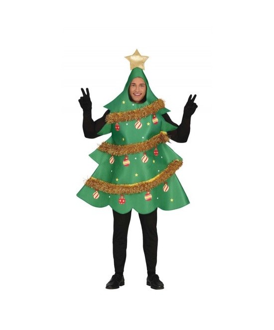 Disfraz árbol navideño adulto