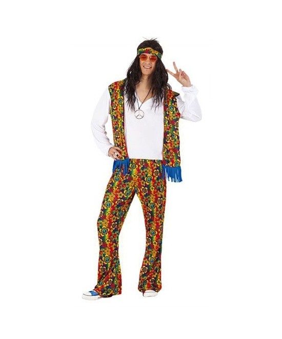 Disfraz Hippie colorines...