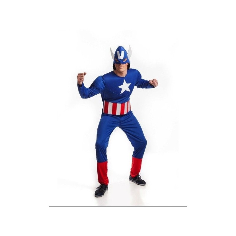 Disfraz Superhéroe Americano adulto