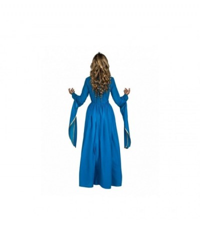 Disfraz Princesa Medieval Azul  mujer