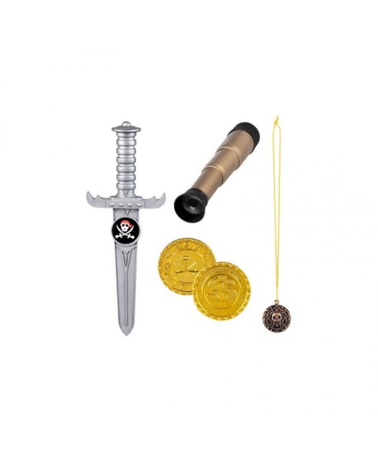 Set accesorios Pirata 4 piezas