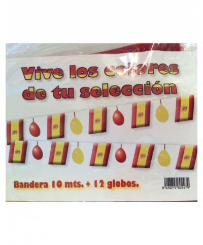 Guirnalda Bandera España Con Globos