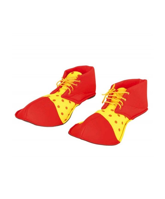 Zapatos Payaso rojo-amarillo infantil