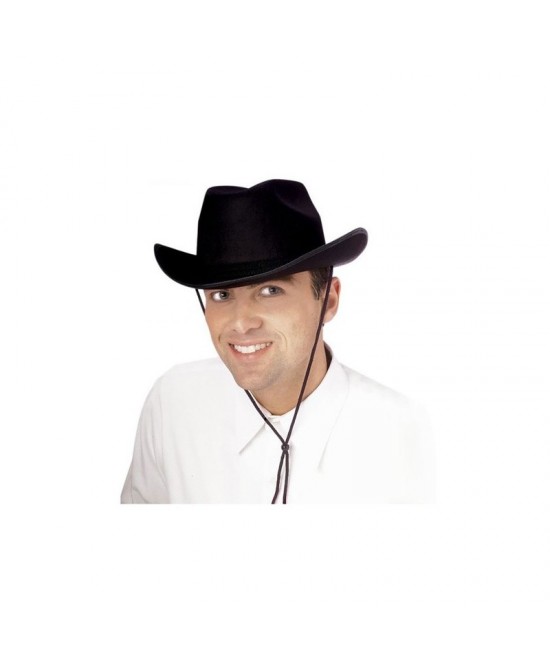 Sombrero cowboy negro adulto