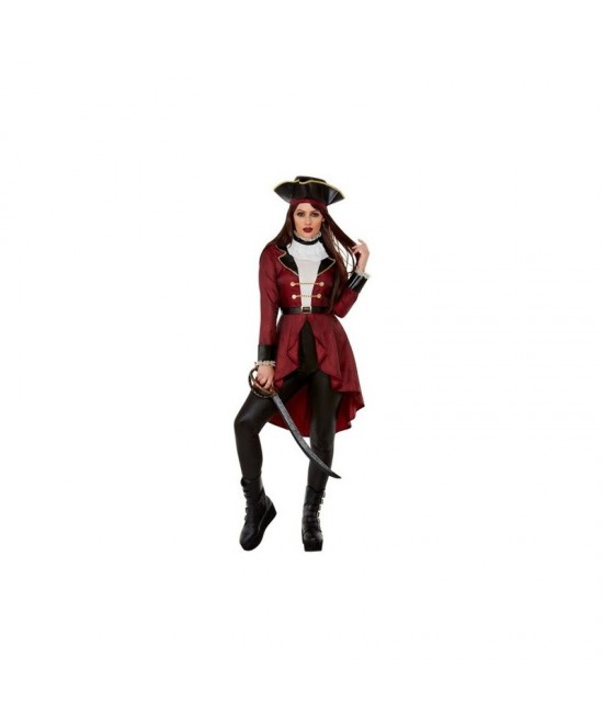 Disfraz pirata espadachín deluxe mujer