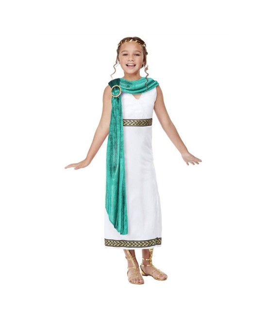 Disfraz toga Emperatriz Romana Infantil