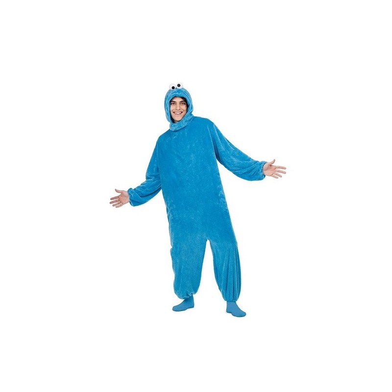Disfraz Monstruo galletas azul  adulto