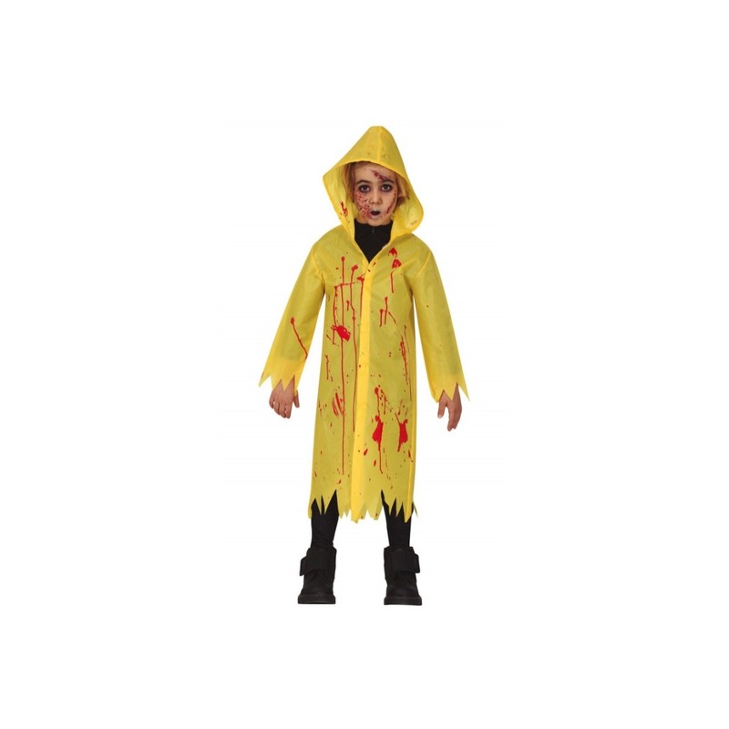 Disfraz Raincoat sangriento infantil