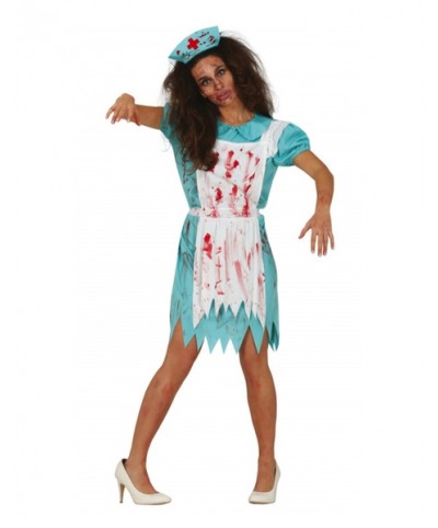 Disfraz enfermera zombie para mujer