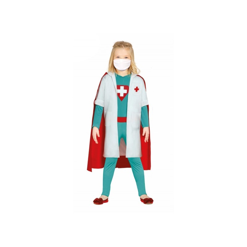 Disfraz Super Doctora heroína infantil