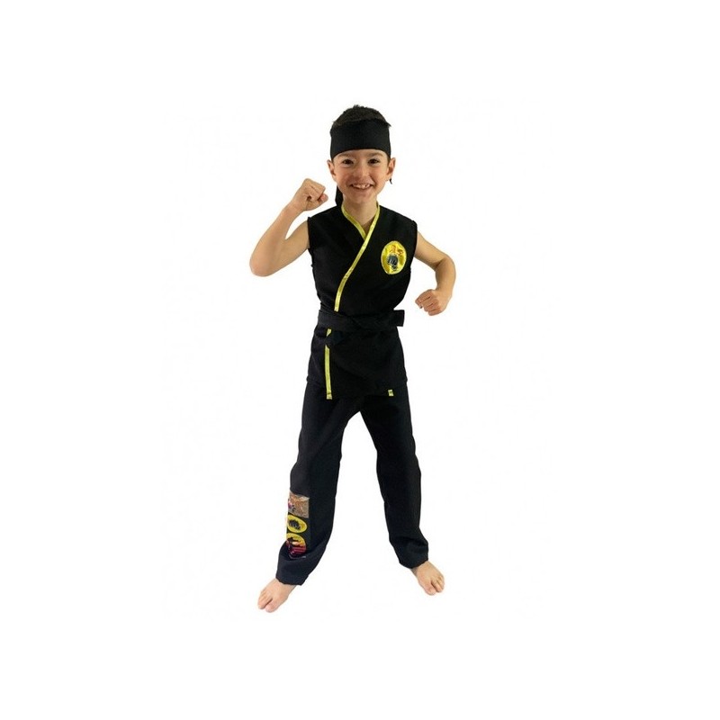 Disfraz  Karateka negro infantil