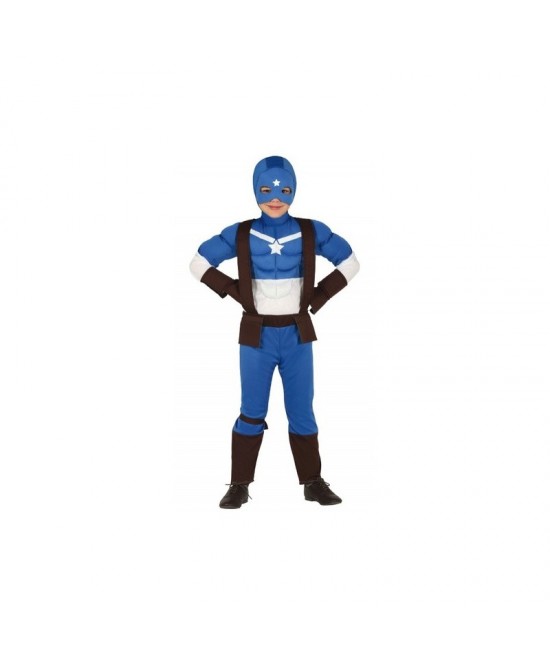 Disfraz Superhéroe azul para niño