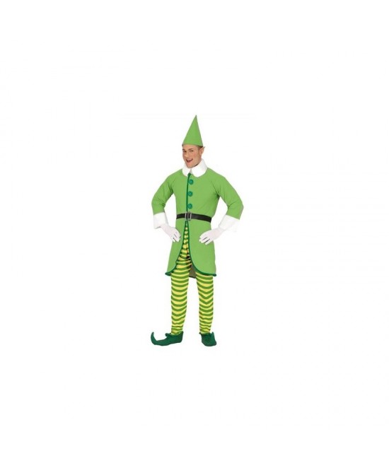 Disfraz Elfo verde lima adulto
