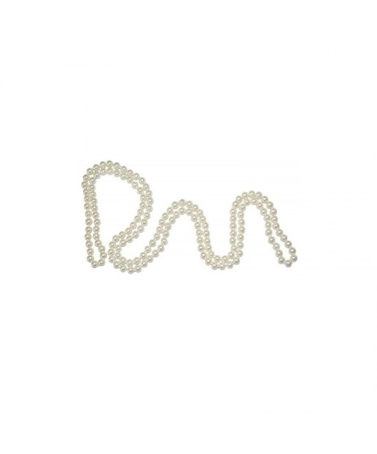 Collar largo de perlas colores 145 cms.