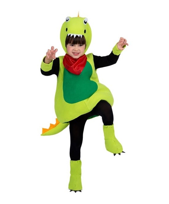 Disfraz dinosaurio verde infantil