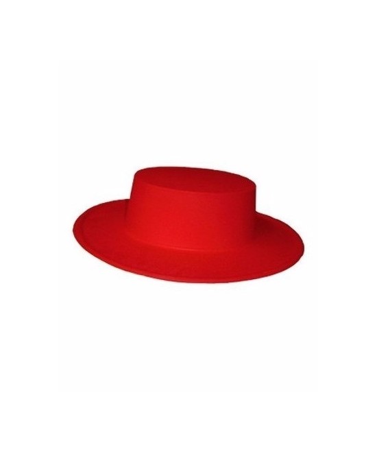 Sombrero cordobés rojo infantil