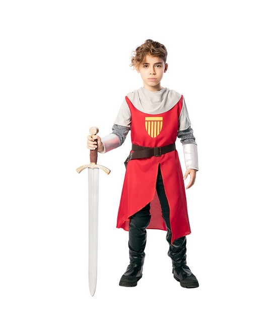 Disfraz Capitán relámpago medieval niño