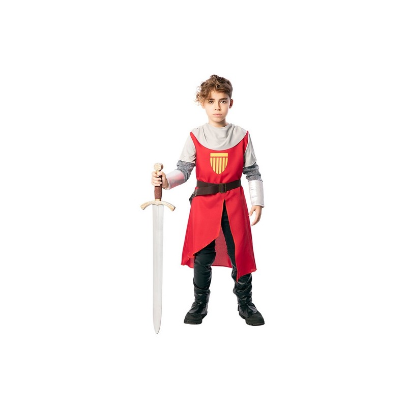 Disfraz Capitán relámpago medieval niño