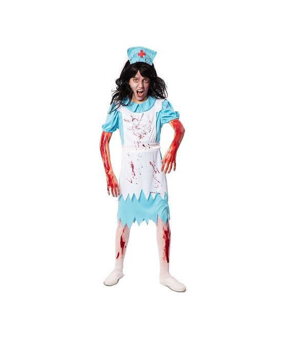 Disfraz enfermera zombie infantil