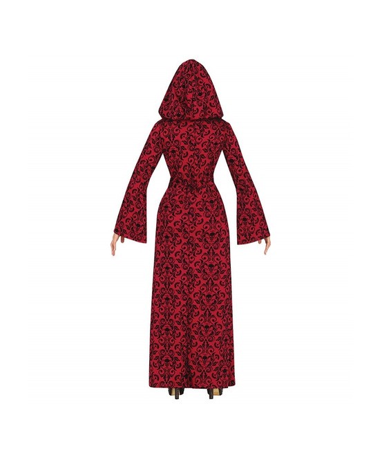 Disfraz Bruja Encapuchada Roja Mujer