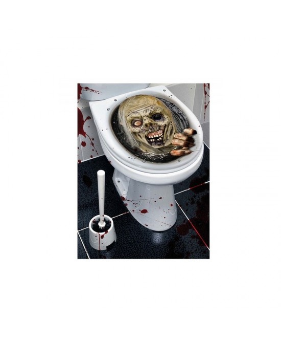Decoración WC Zombie, 30X40 cm