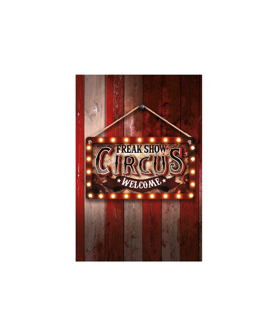 Letrero "Circus" 30X20 cm Madera