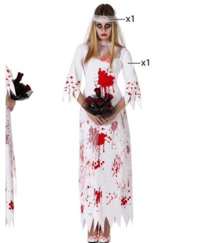 Disfraz Novia sangrienta para  mujer