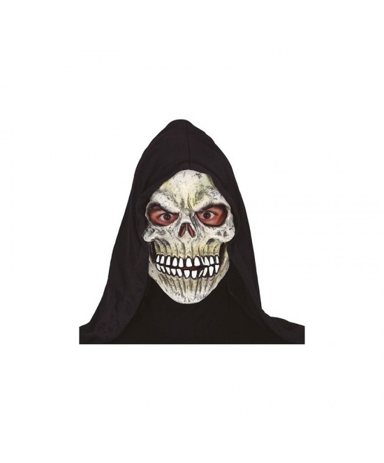 Máscara Esqueleto Con Capucha PVC