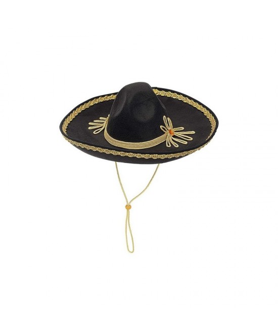 Sombrero mejicano lujo en fieltro 50cms.