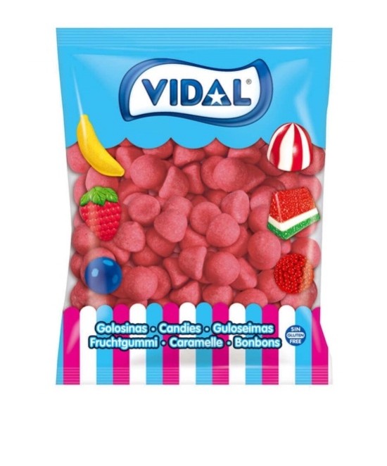 Bolsa Fresas crunch  1 Kg. Vidal