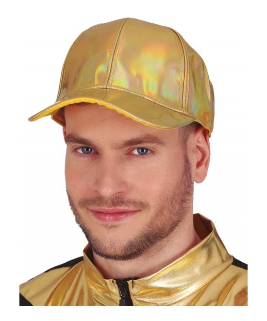 Gorra metalizada  dorada