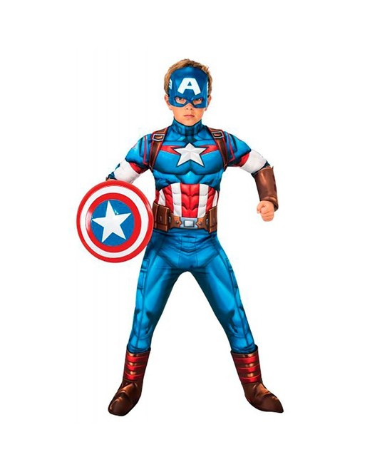 Disfraz Capitán América Delux inf.