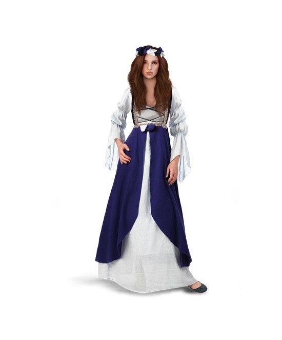 Disfraz Mujer Medieval azul