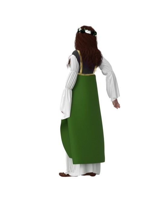 Disfraz Mujer Medieval verde