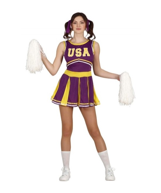 Disfraz Cheerleader teen 4/16 años