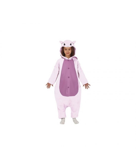 Disfraz pijama gato purpura infantil