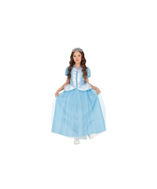 Disfraz princesa fantasia azul infantil