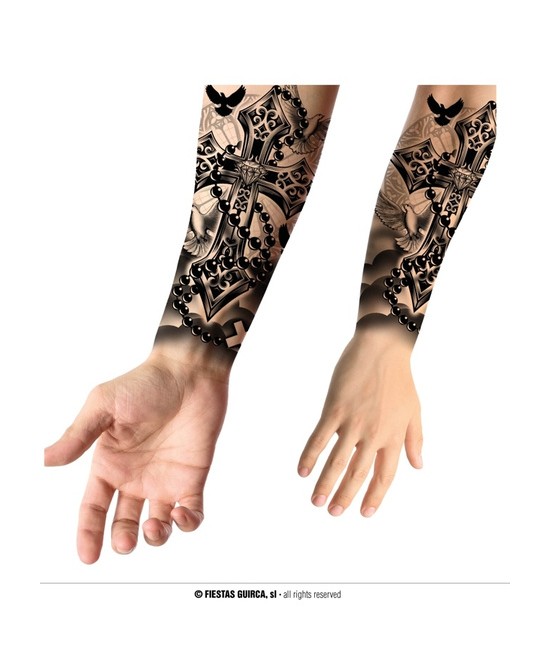 Tatuajes Cruz, 14X30cms