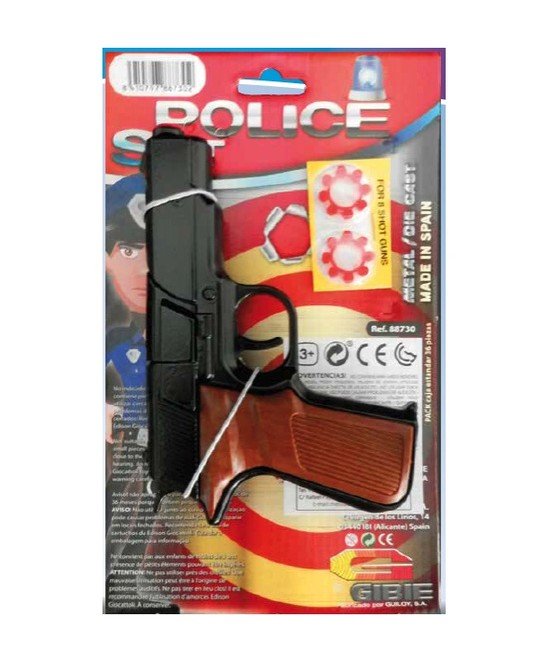 Pistola policia automatica mistos 8 Disp