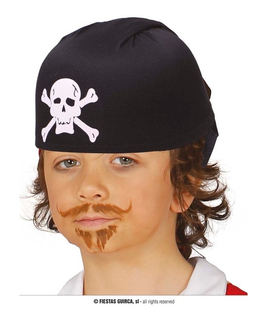Sombrero Pirata Tela negro infantil