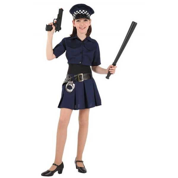 Disfraz Policía niña