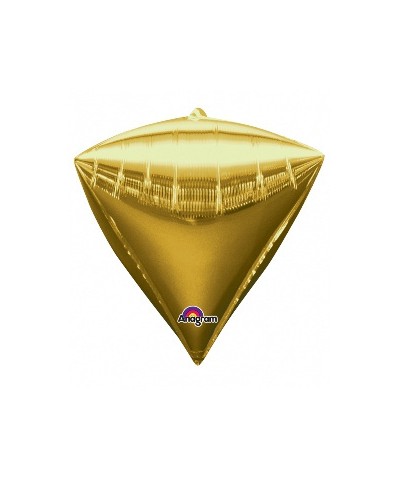 Globo Foil Forma Diamante Oro 15.