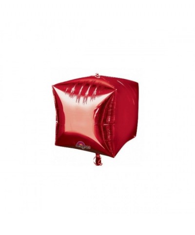 Globo  Foil Forma Cubo Rojo 15.